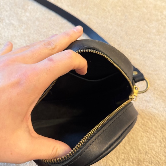 Portland Leather Small Circle Crossbody - Picture 3 of 3